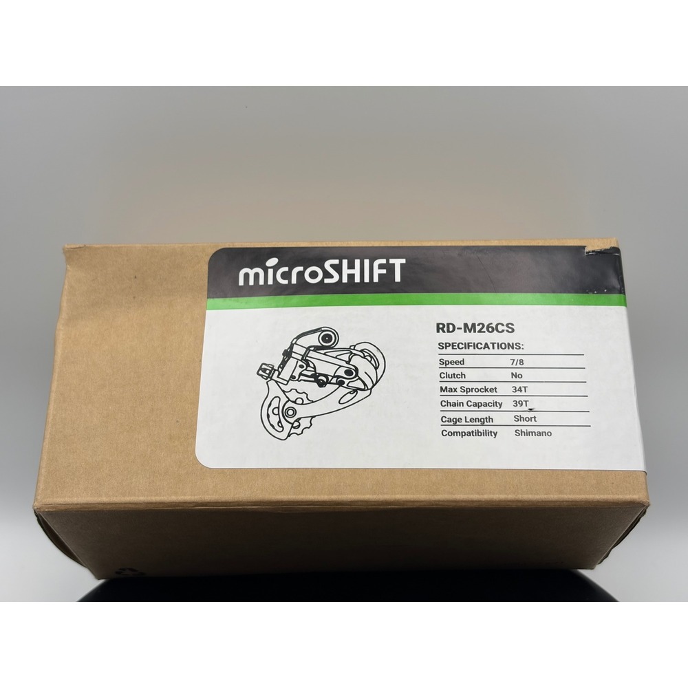 microSHIFT RD-M26CS Rear Derailleur 7/8 Speed Short Cage Shimano Compatible